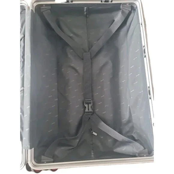 NOBL Travel Classic Carry-On Spinner 22” Ziperless Polycarbonate TSA Lock Pink - Picture 11 of 14